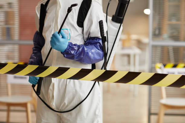 Professional Biohazard Cleanup technician working in Bartlett, NE